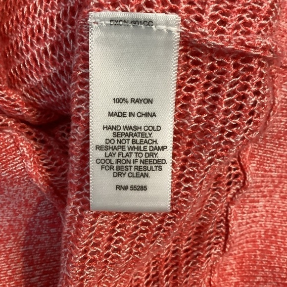 Express Open Knit Sweater Size S Pink - Picture 7 of 7